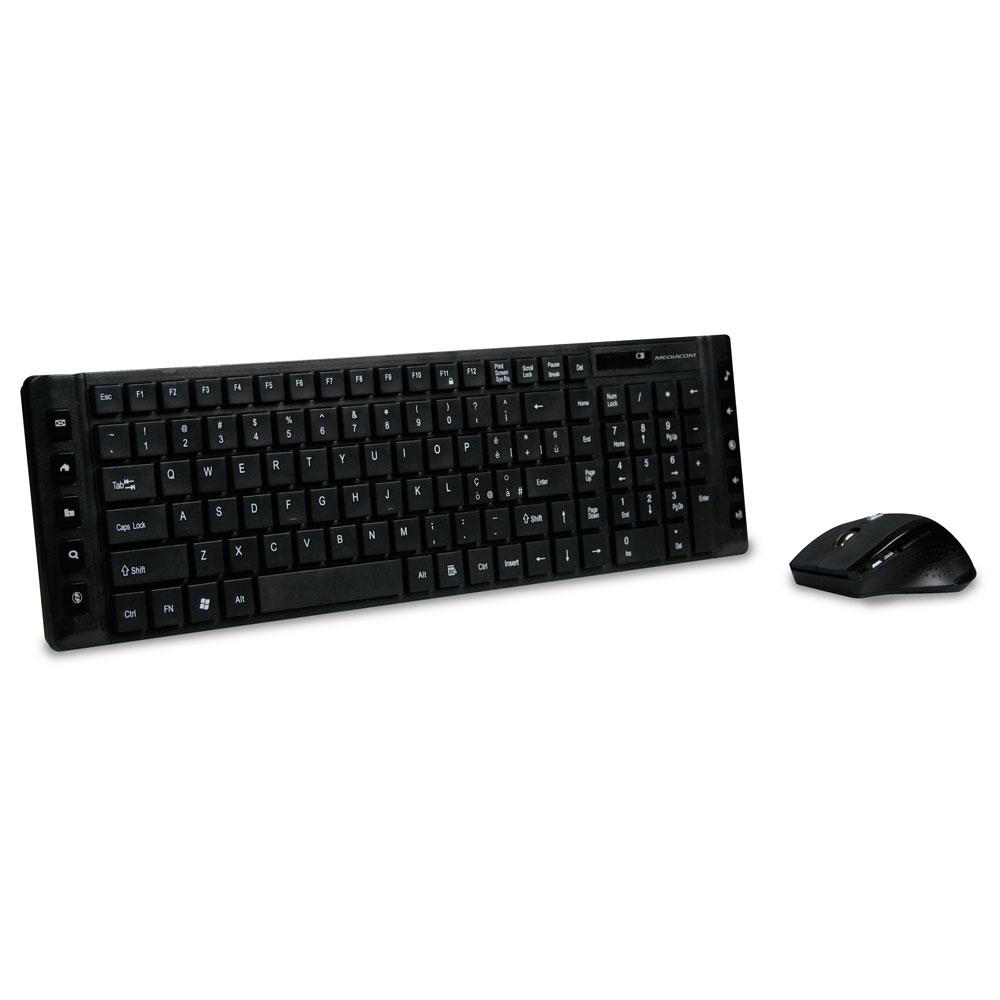 MEDIACOM Kit tastiera e mouse wireless Mediacom